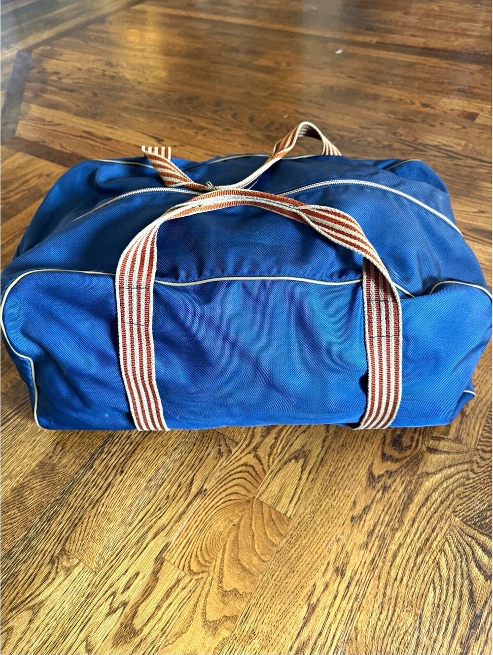 VTG Bill Bayley Bags Duffle Blue Ballistic Nylon Travel Luggage Carry On USA 24"
